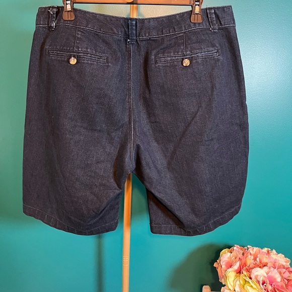 Dockers Dark Blue Denim Shorts - Picture 2 of 3